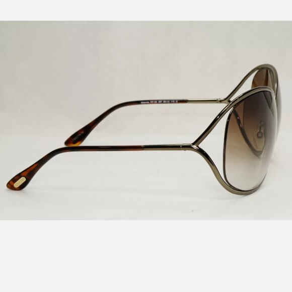 Tom Ford Brown Gunmetal Gradient Sunglasses - Picture 7 of 9